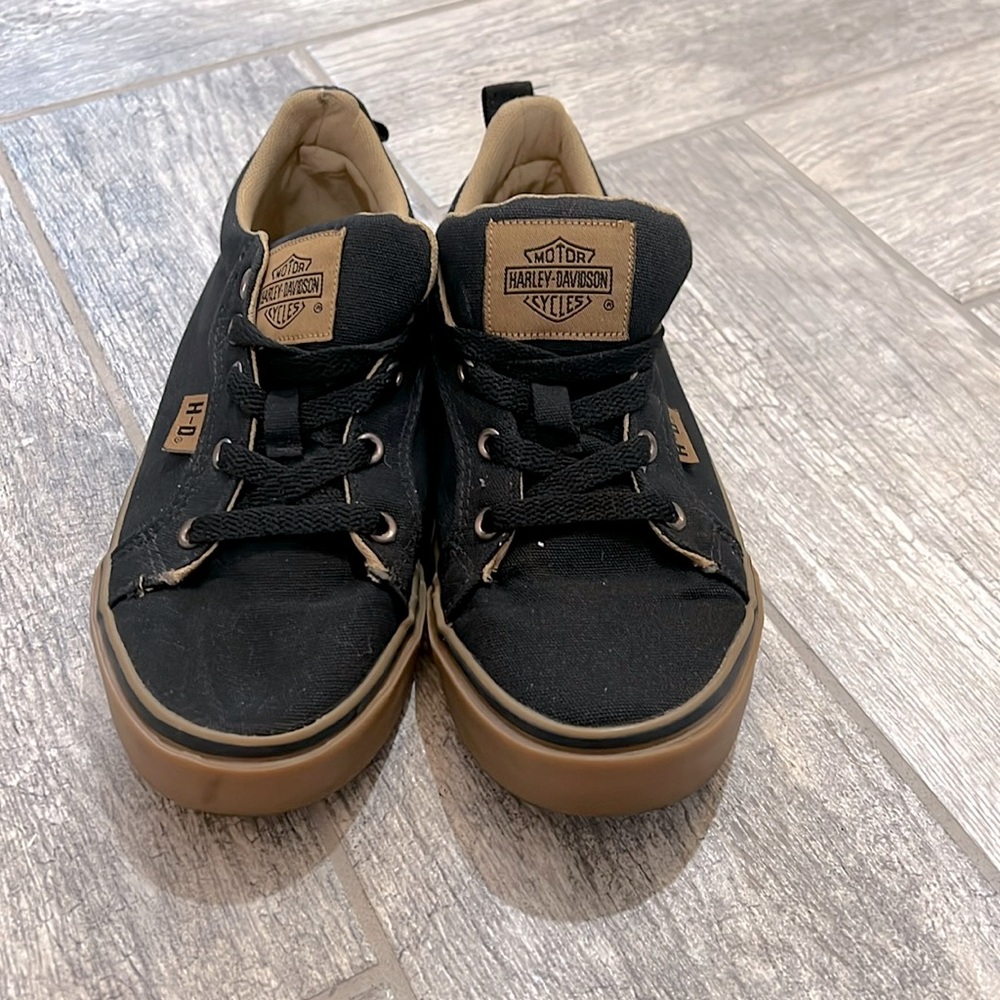 Harley Davidson Converse Style Tennis Shoes